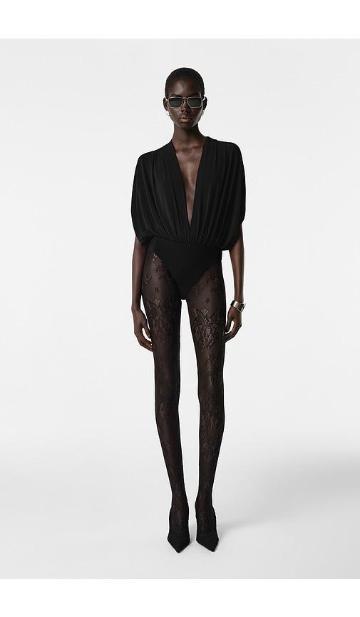 revolve los angeles chimere bodysuit in black. - size l (also in s, xxs, xs, m, xl)