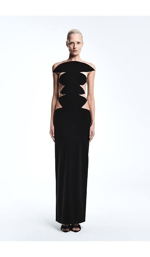 revolve los angeles elettra maxi dress in black. - size m (also in xs, s)