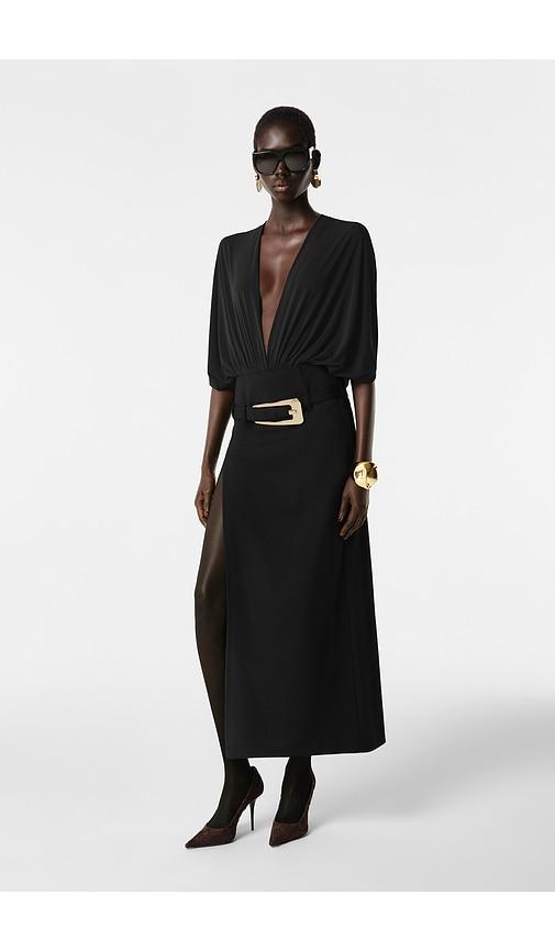 revolve los angeles freya skirt in black. - size l (also in xxs, xs, s, m, xl)