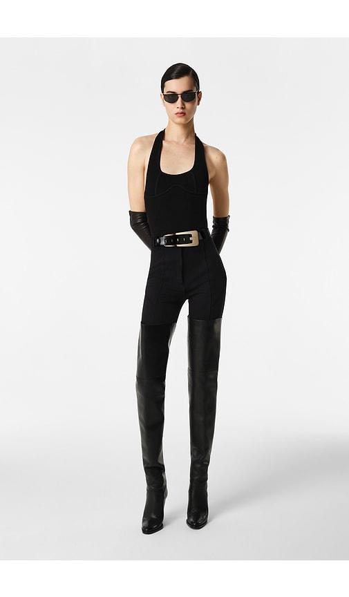 revolve los angeles grande buckle belt in black. - size l (also in s, m)