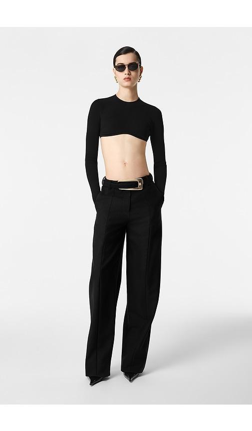 revolve los angeles jada long sleeve top in black. - size l (also in xxs, xs, s, m, xl)