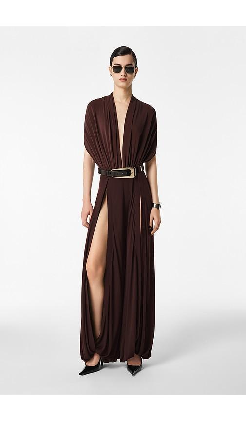 revolve los angeles kyrie pant in brown. - size l (also in xs, xxs, s, m)