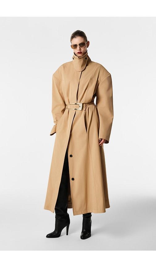 revolve los angeles nikita coat in tan. - size l (also in s, xs, xxs, m, xl)