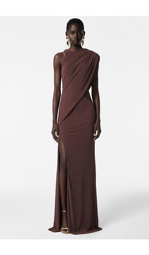 revolve los angeles rielle dress in brown. - size l (also in s, xs, m, xl)