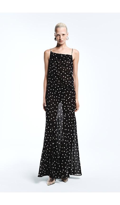 revolve los angeles siagre silk backless gown in black. - size l (also in m, s, xl, xs, xxs)