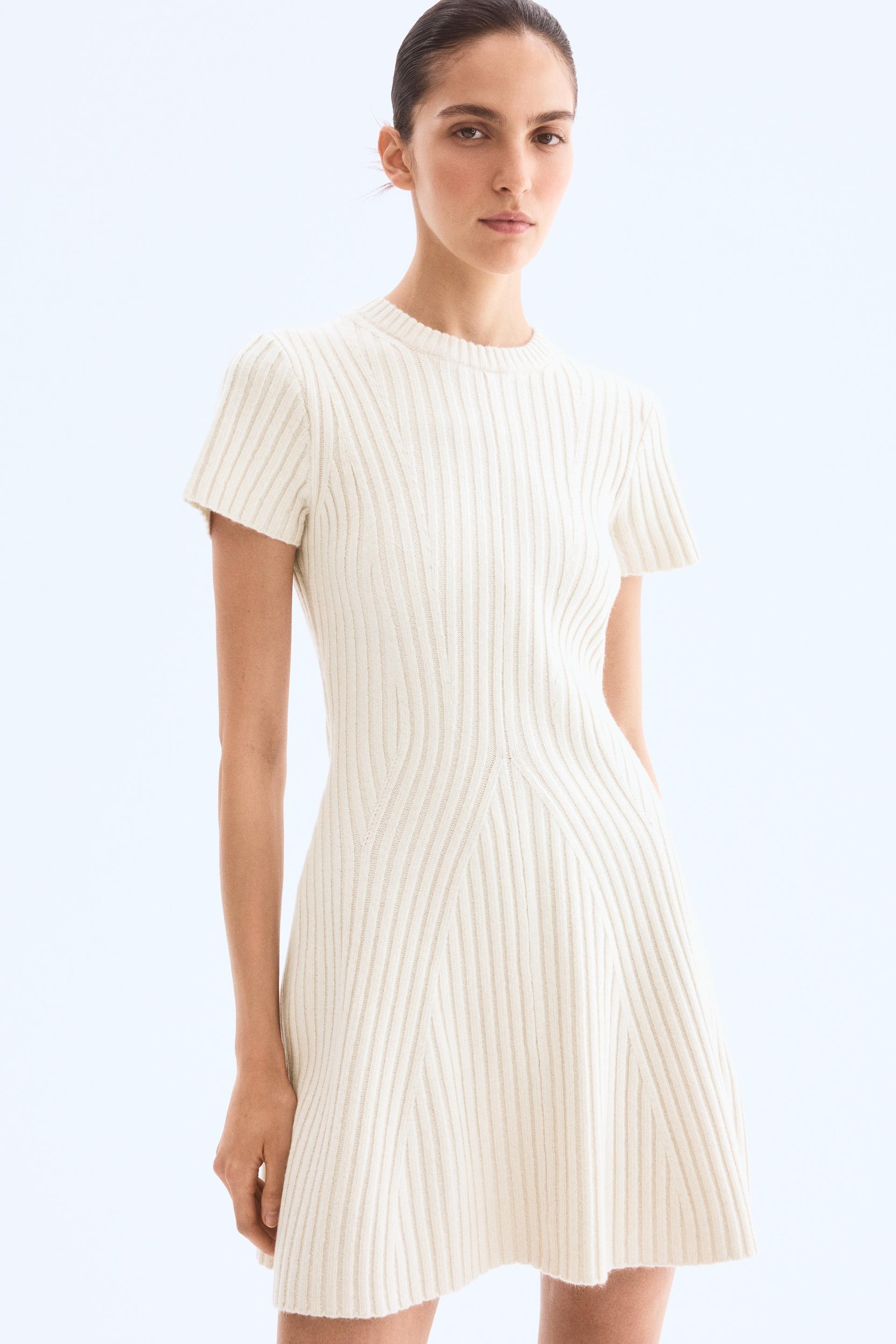 rib-knit dress