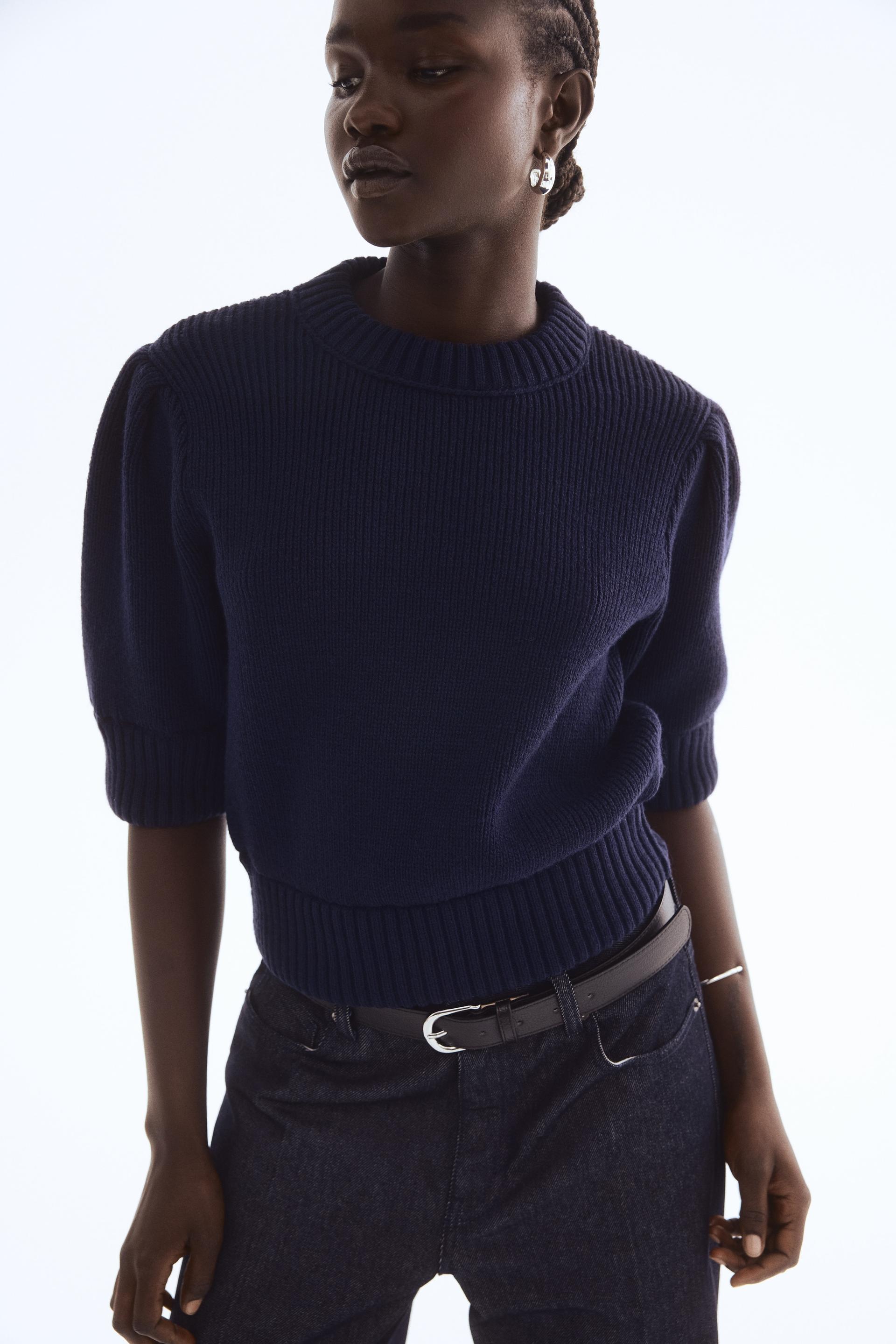 rib-knit top