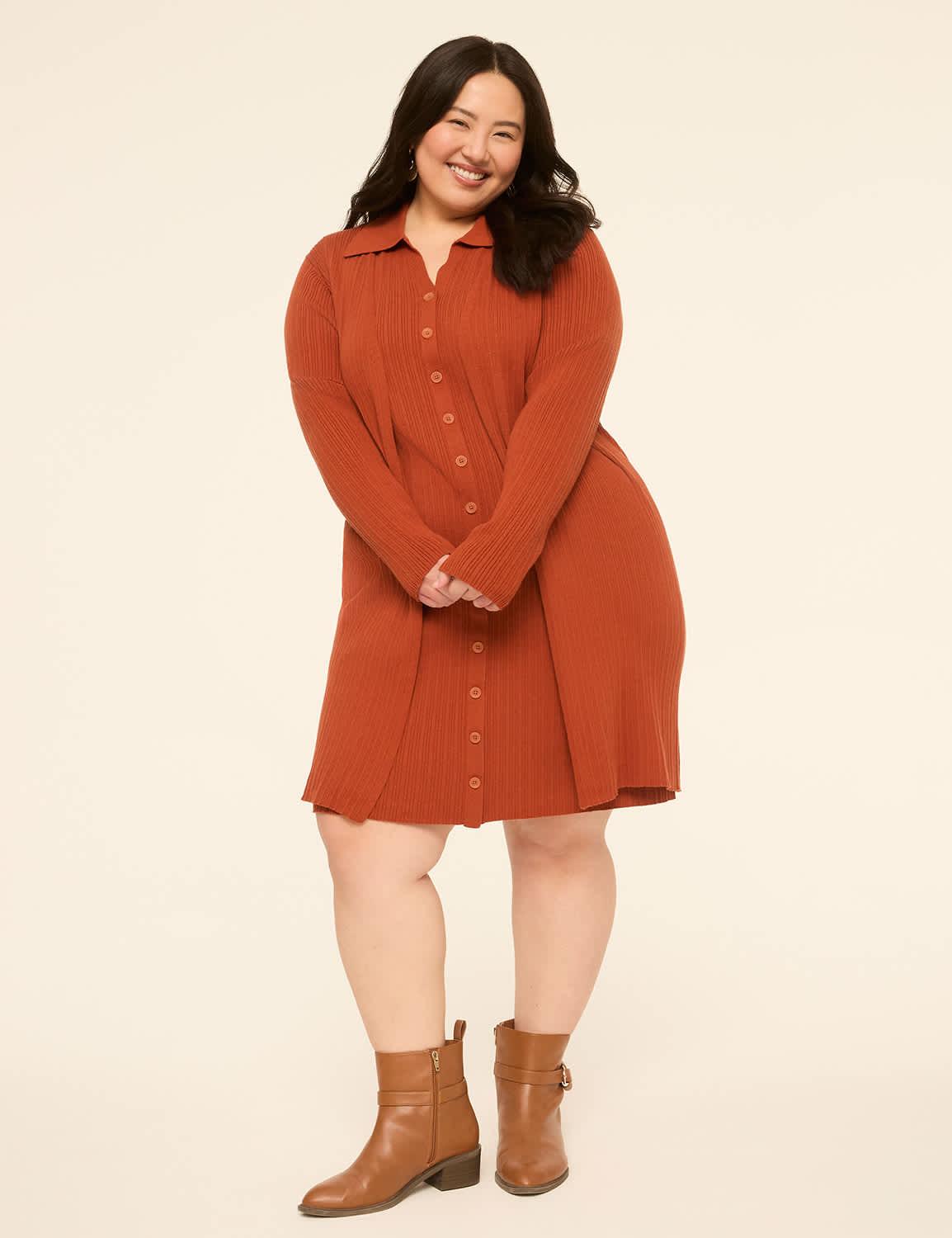 ribbed open-front cardigan