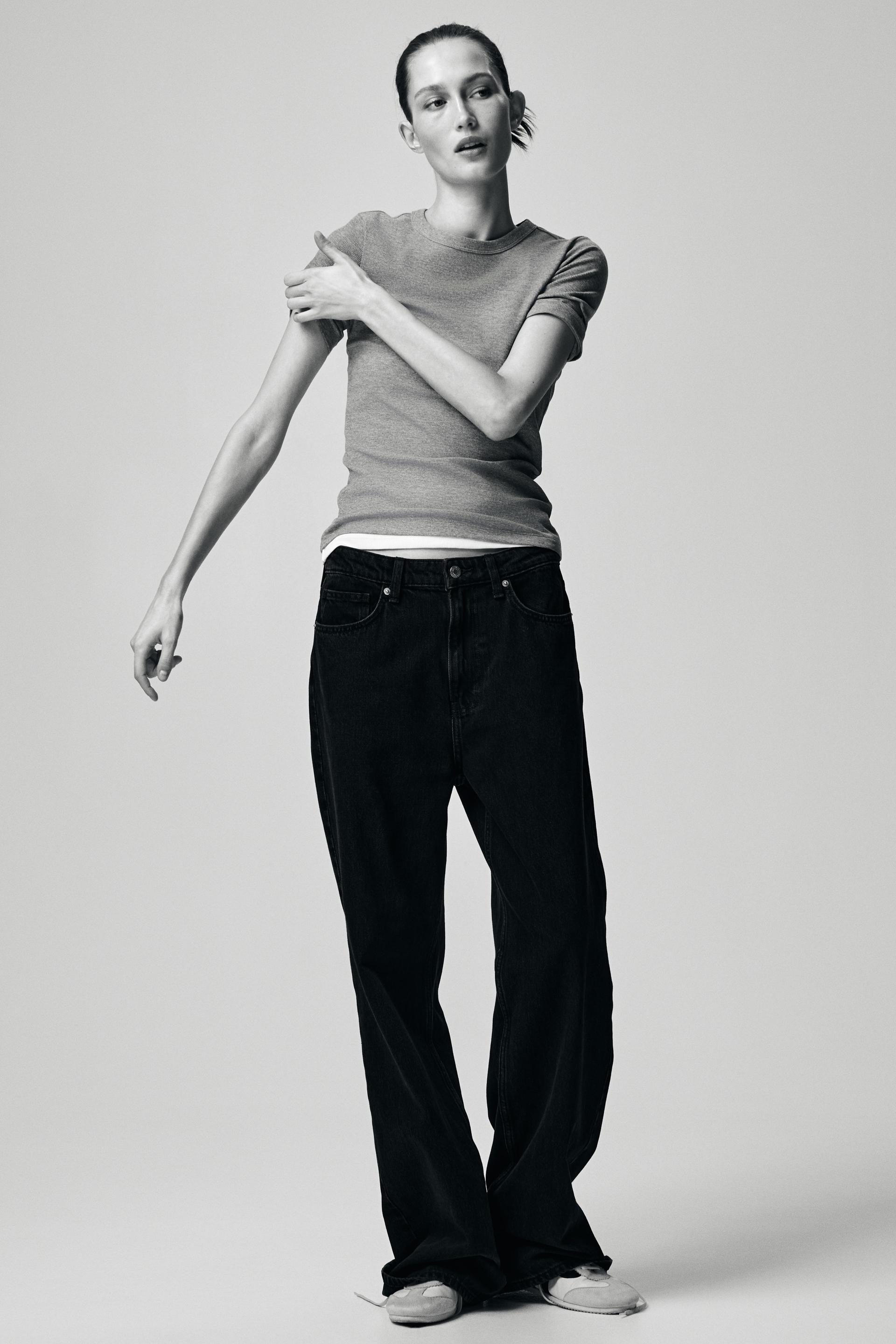 ribbed t-shirt