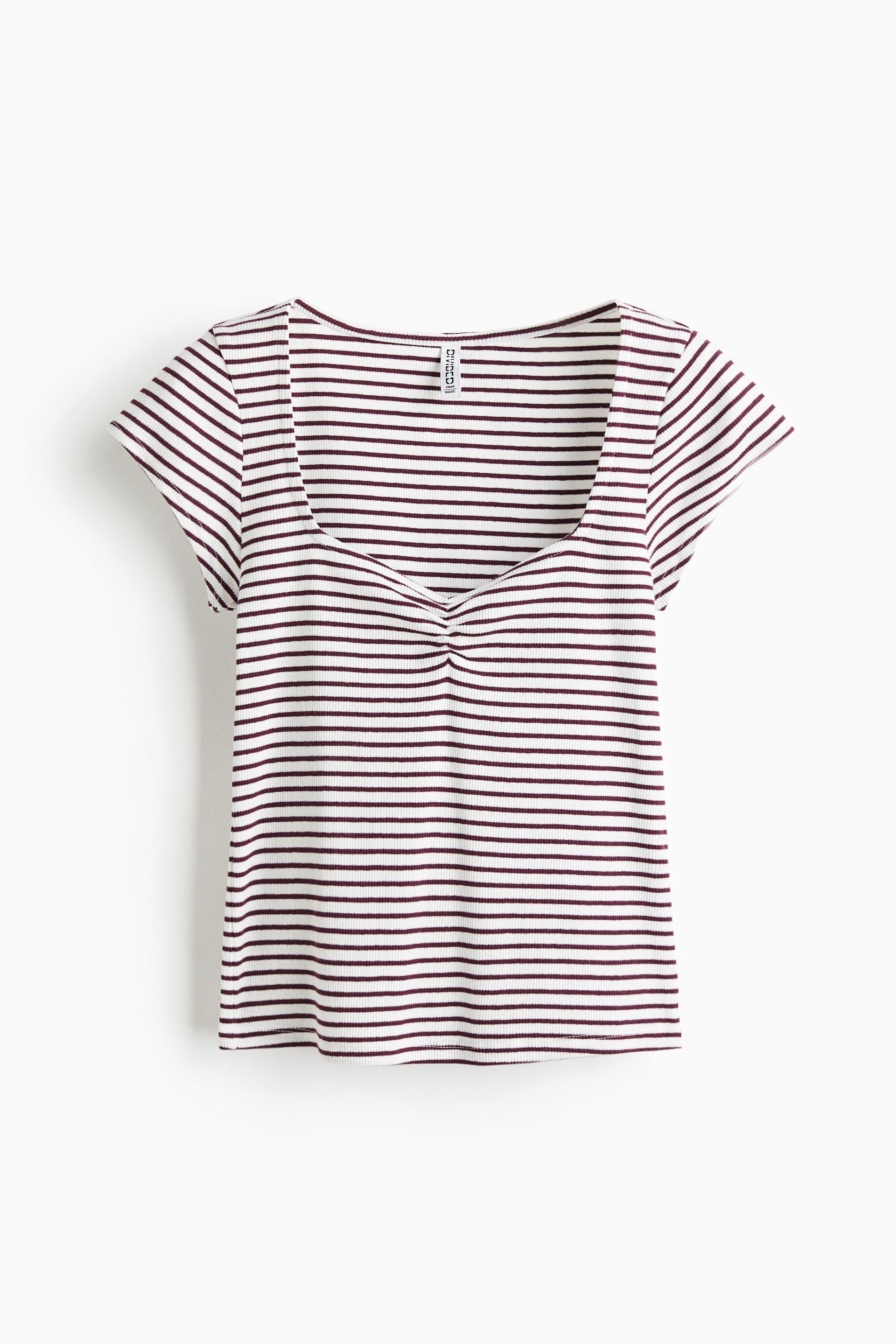 ribbed t-shirt