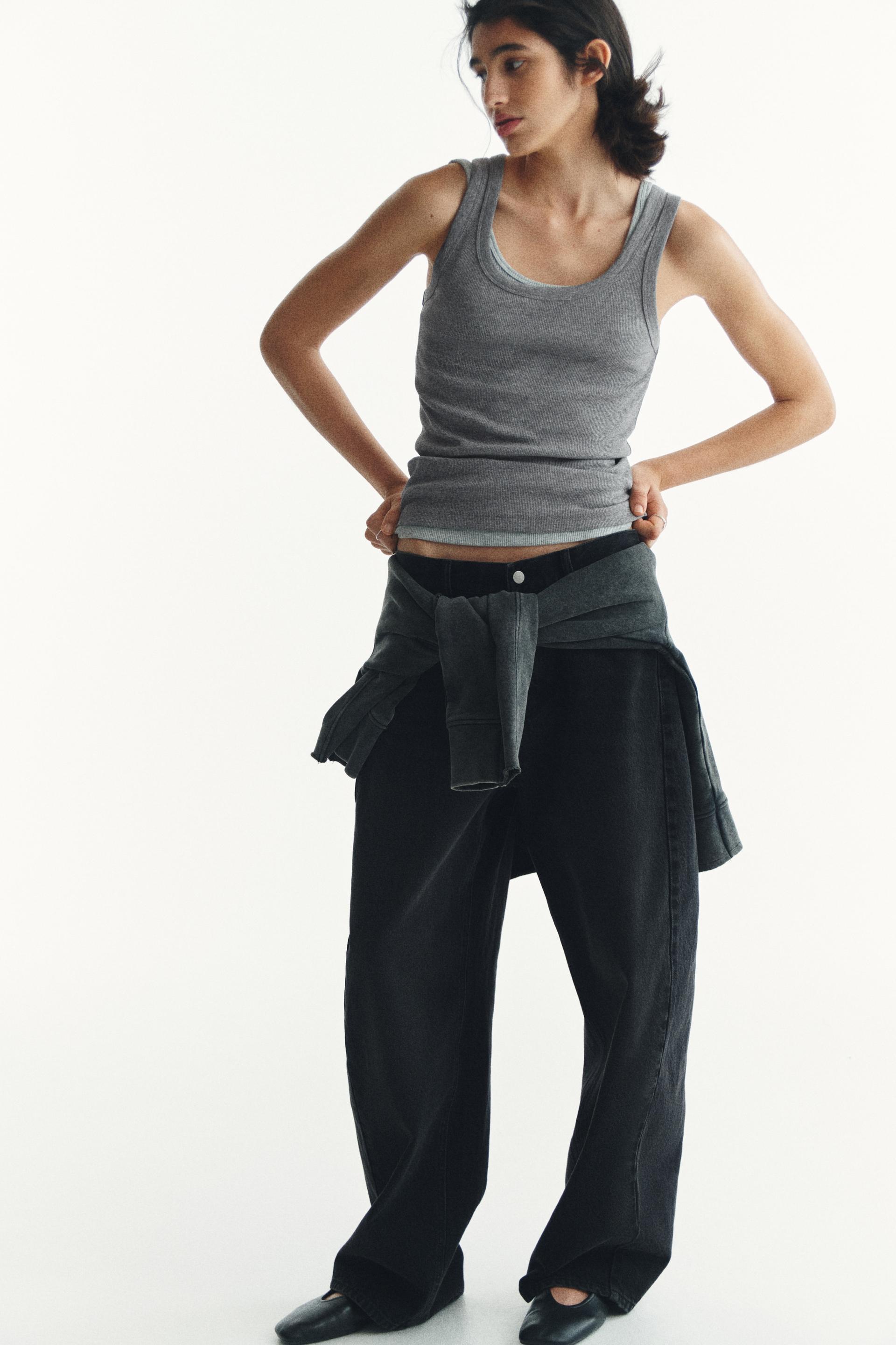 ribbed tank top
