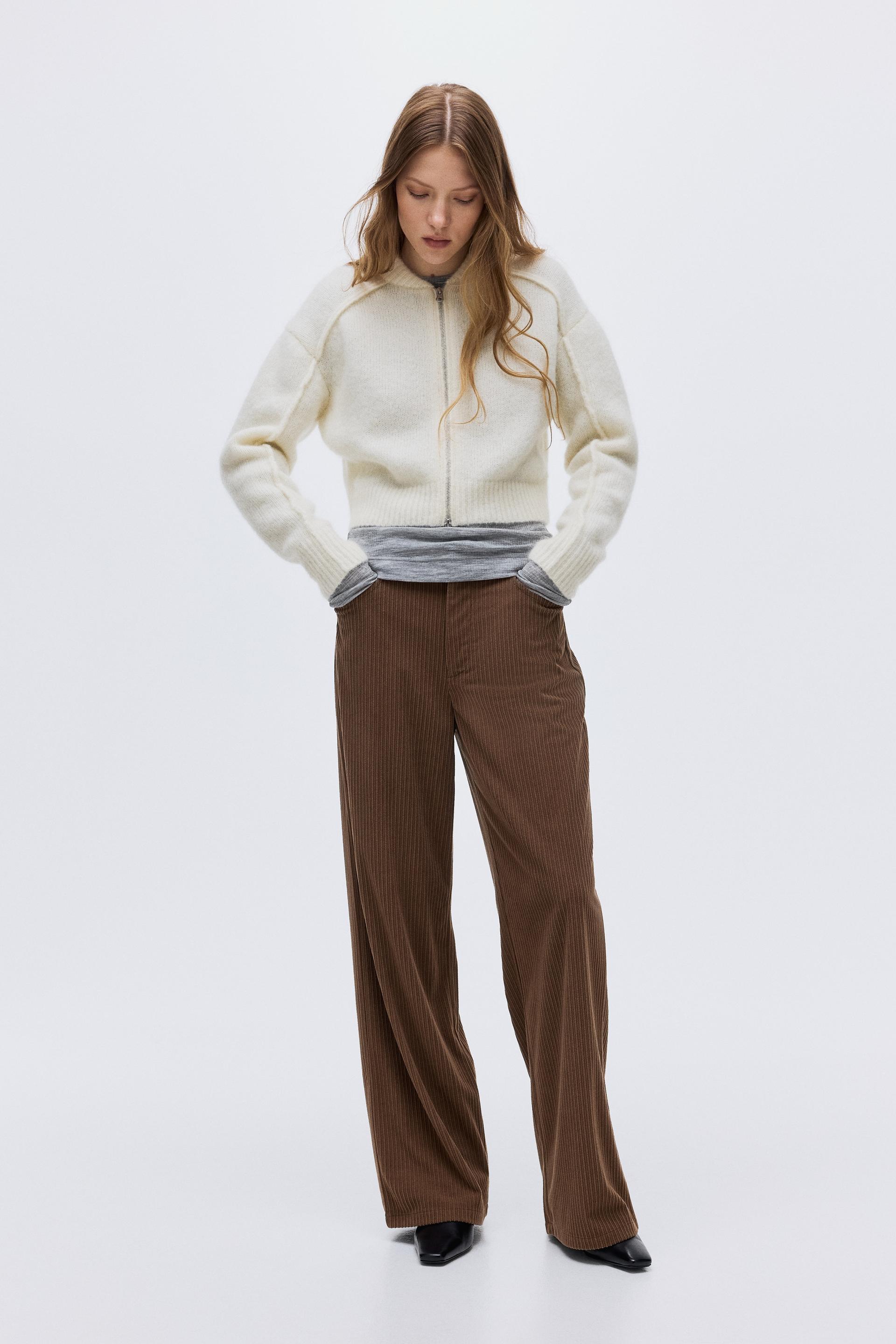ribbed velour pants