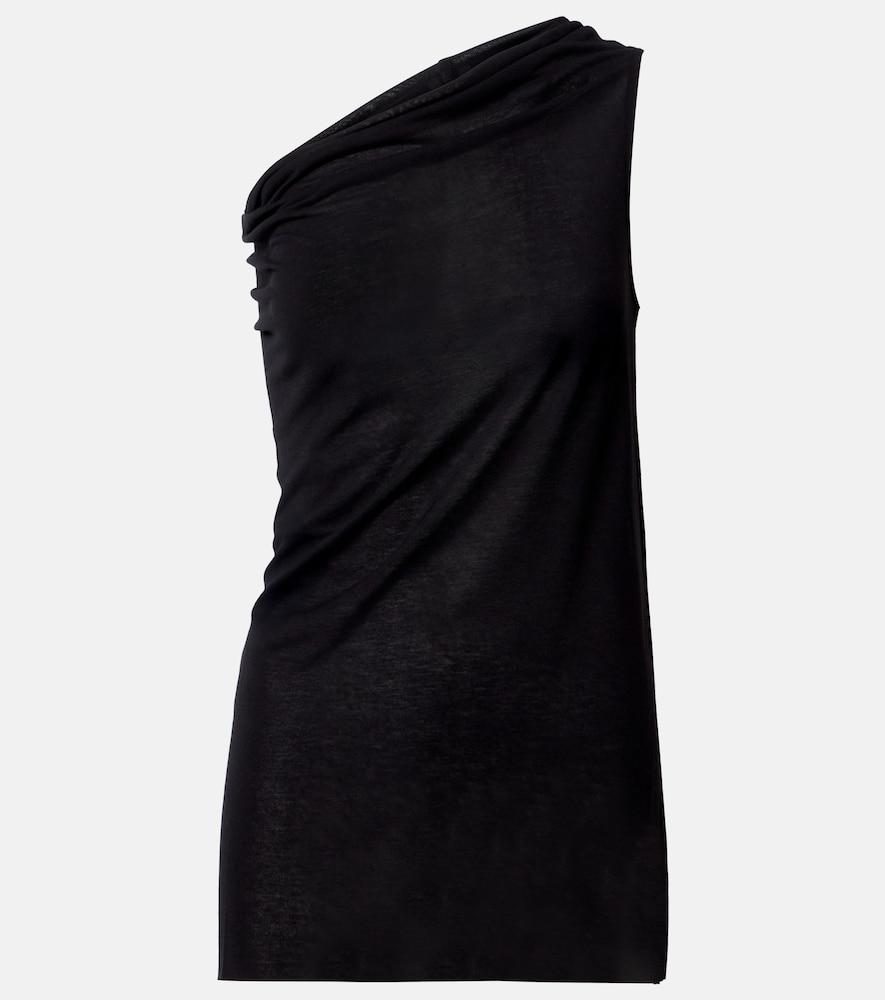 rick owens athena one-shoulder top