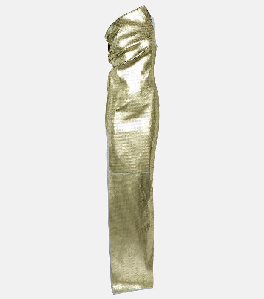 rick owens athena sequined gown