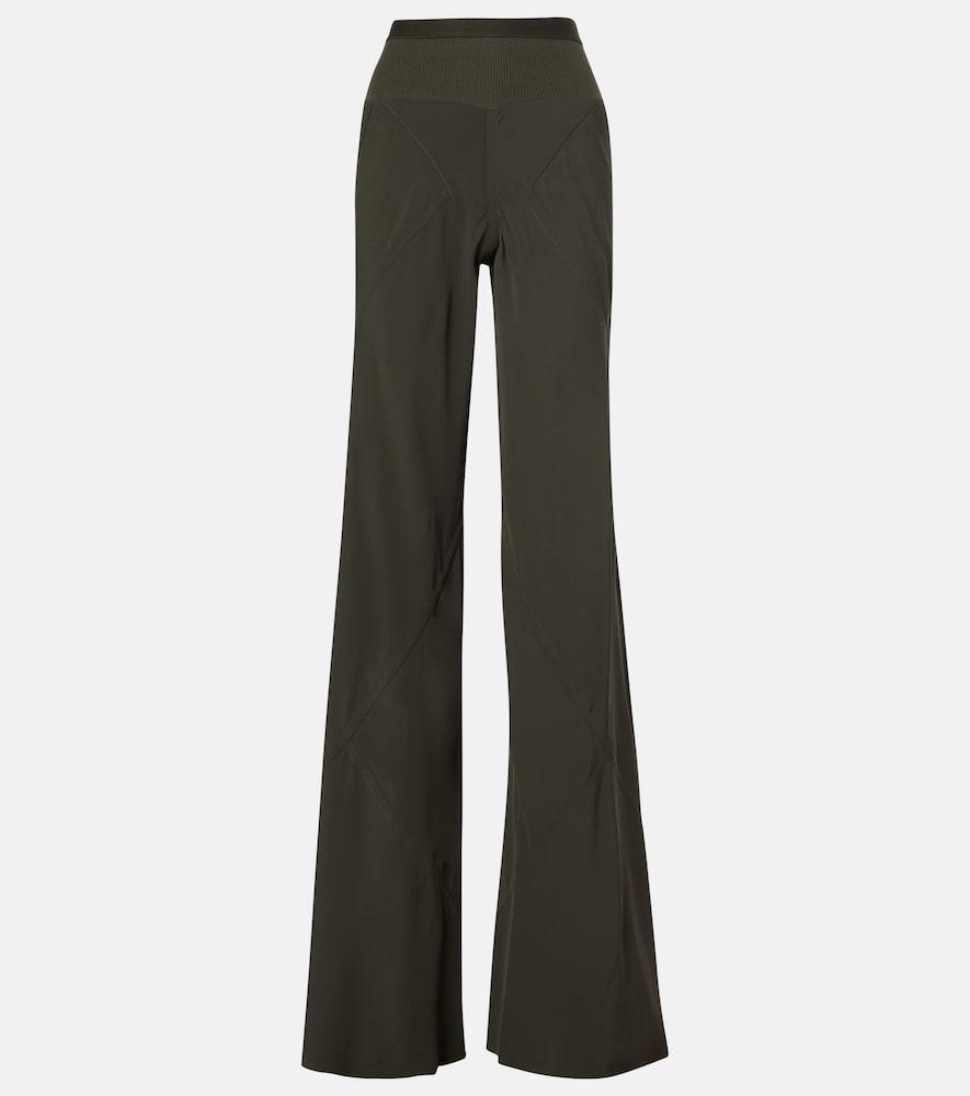 rick owens bias high-rise wide-leg pants