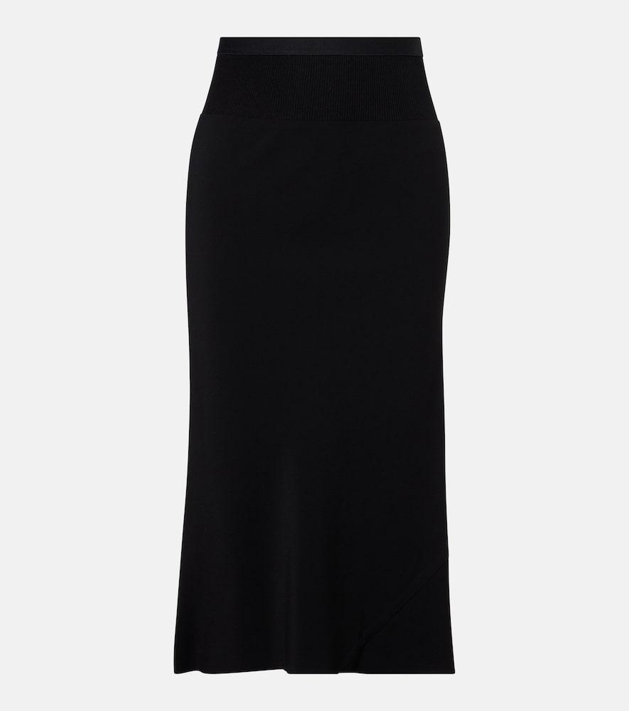 rick owens charmeuse midi skirt