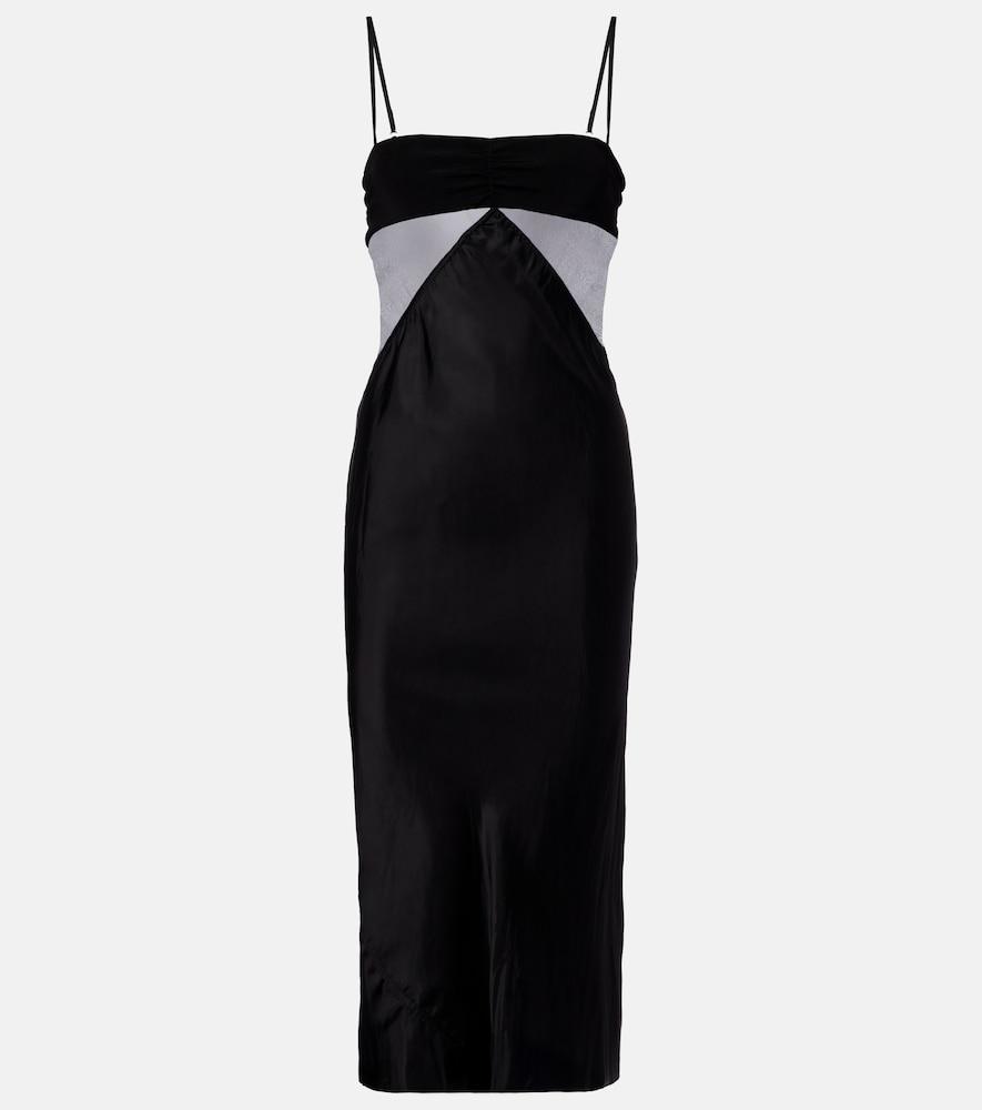 rick owens combo slip dress