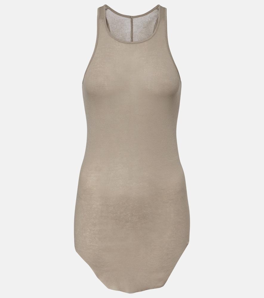 rick owens cotton jersey tank top