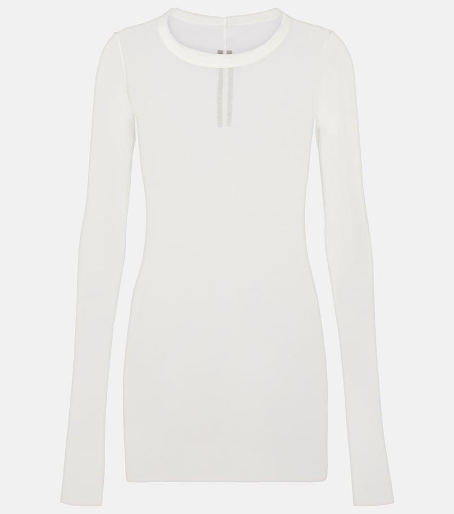 rick owens cotton jersey top