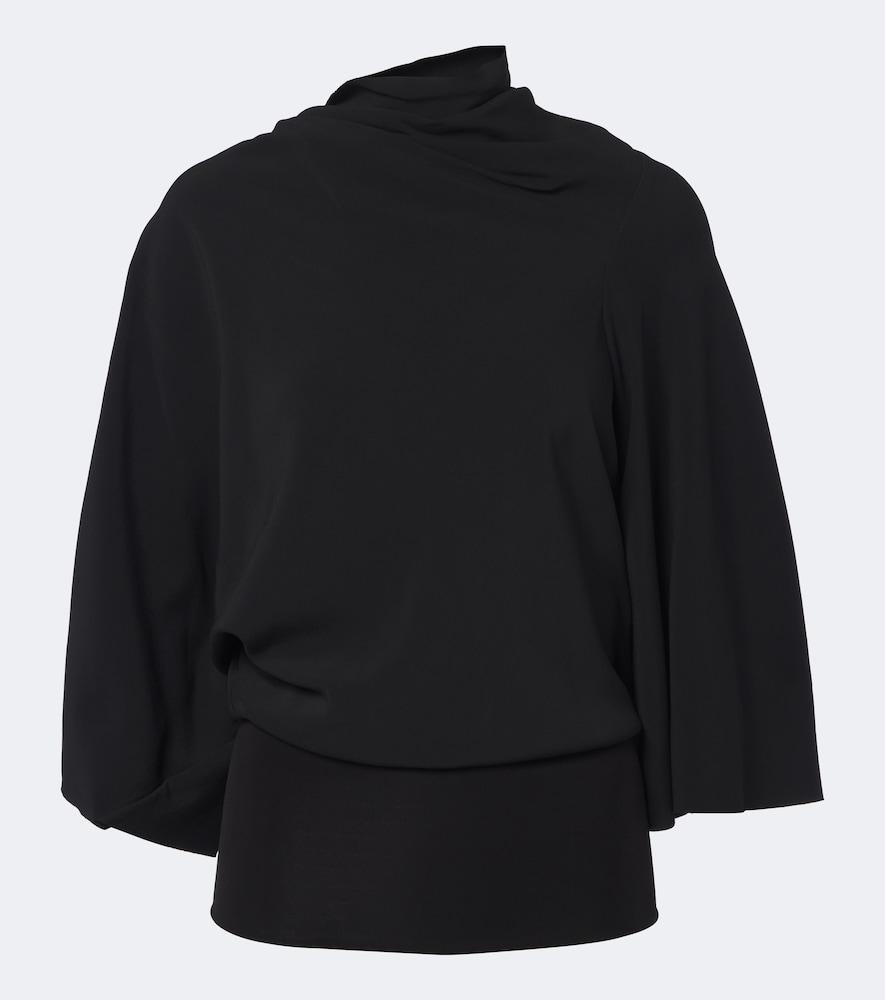 rick owens cylinder draped top