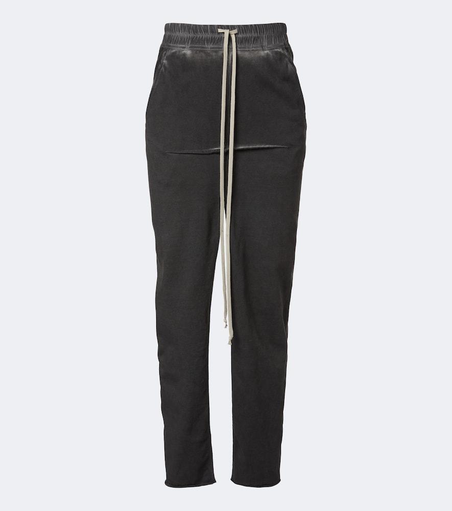 rick owens drkshdw sliced pillar cotton maxi skirt