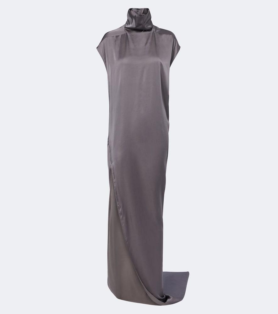 rick owens edfu ruched jersey gown