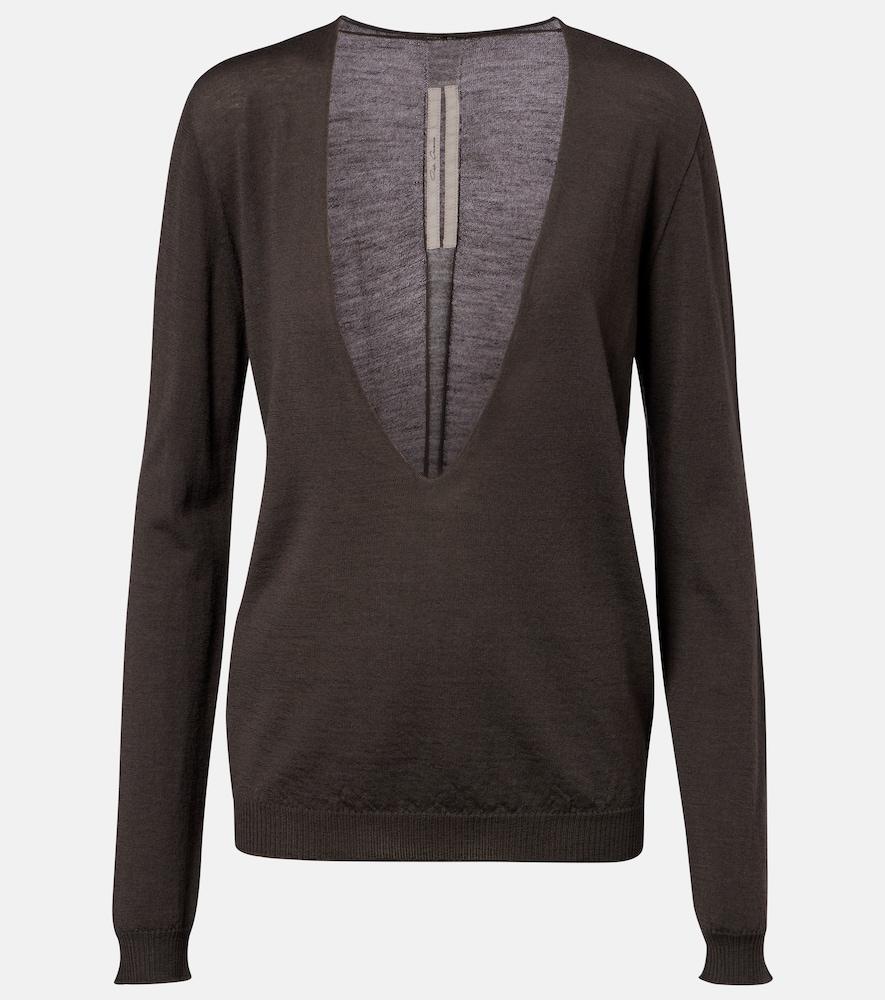 rick owens extreme virgin wool sweater