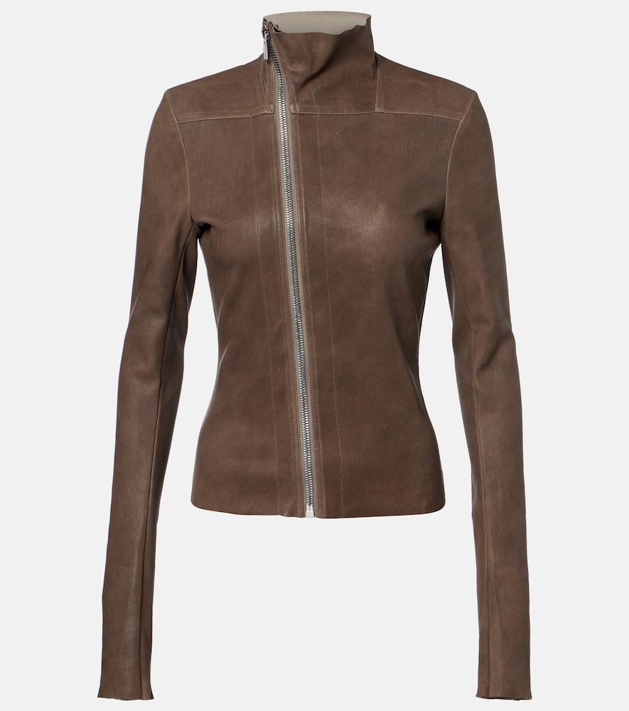 rick owens gary leather jacket