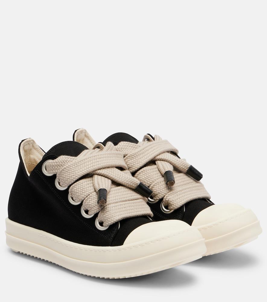 rick owens jumbolace canvas sneakers