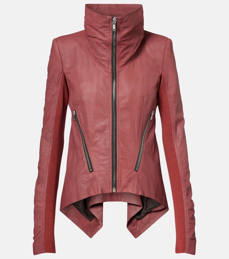 rick owens leather jacket