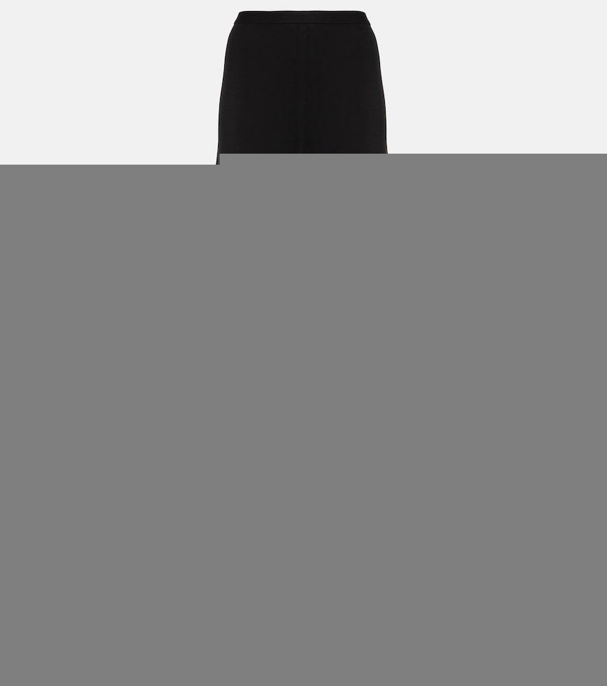 rick owens lilies high-rise wide-leg pants