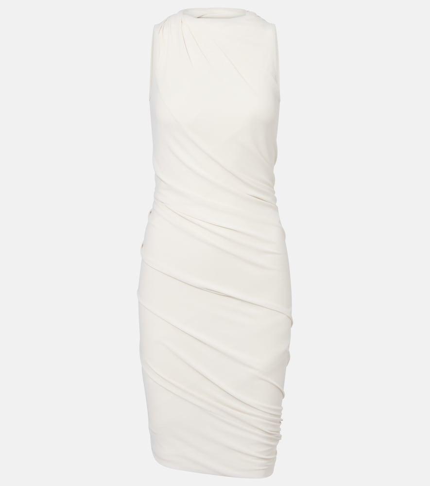rick owens lilies luna gathered midi dress