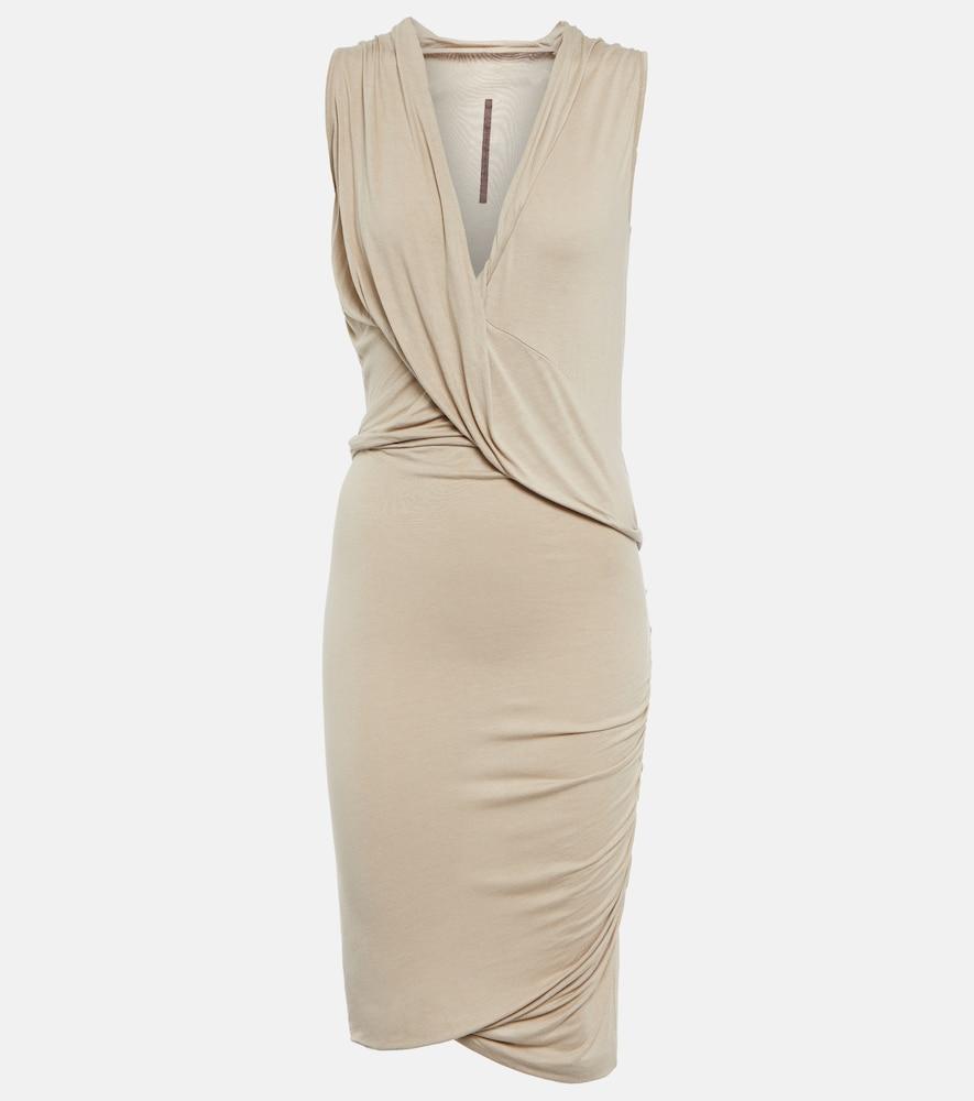 rick owens lilies ruched minidress