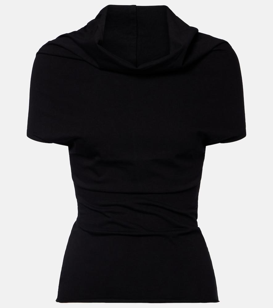 rick owens shroud cotton jersey t-shirt