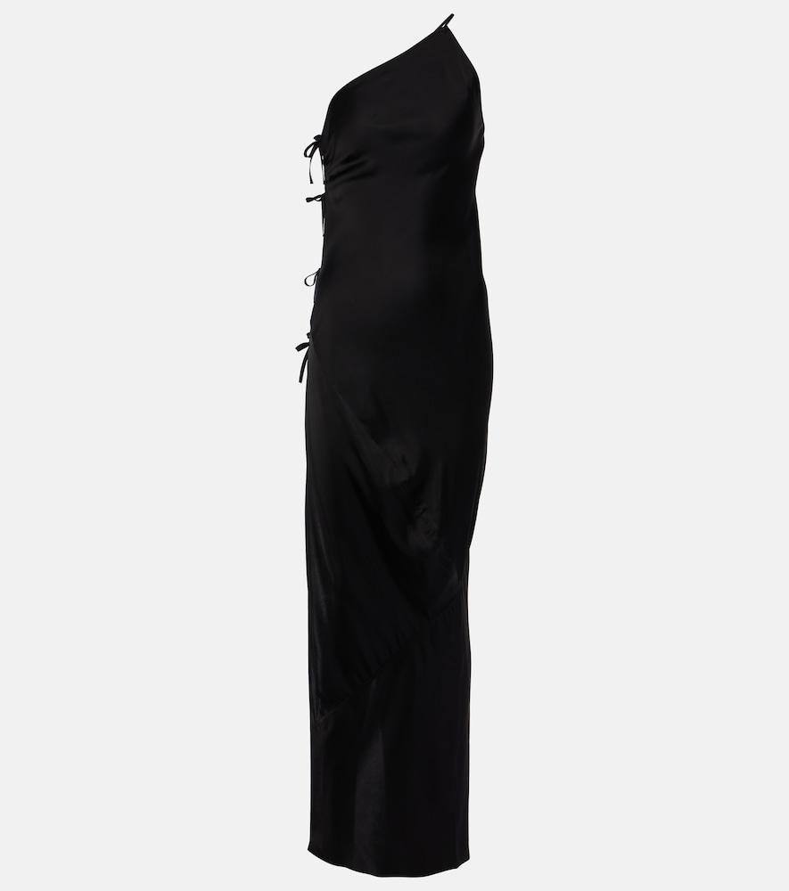 rick owens taco one-shoulder minidress