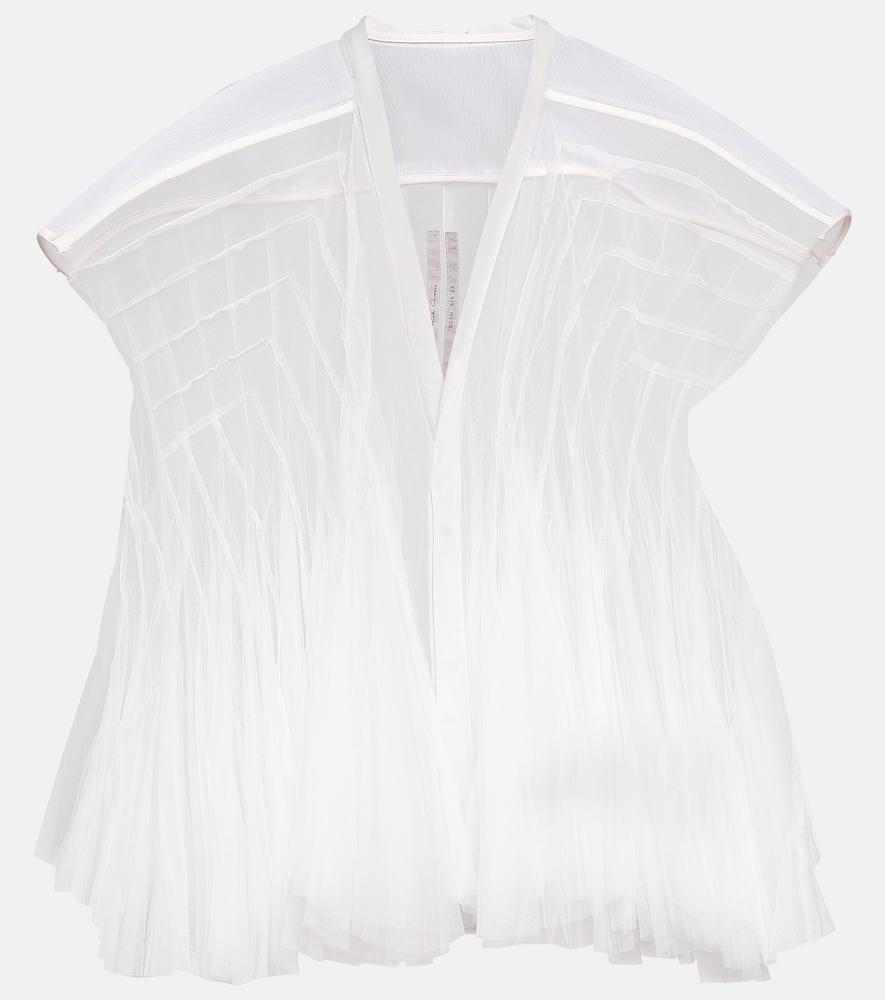 rick owens tulle jacket