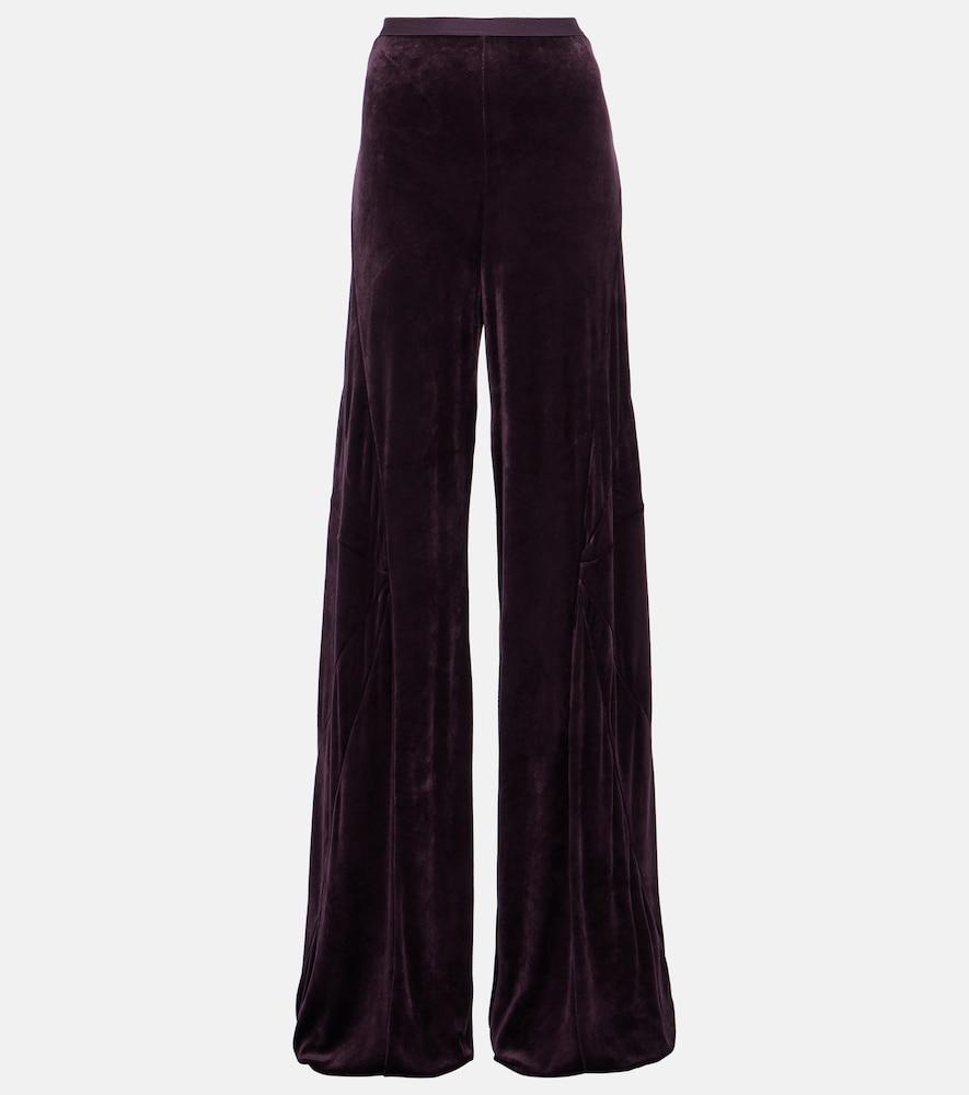 rick owens velvet pants