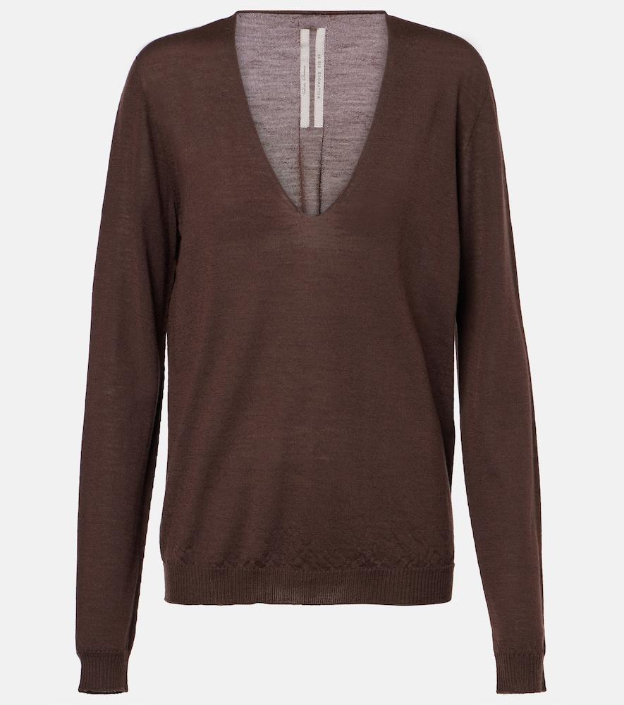 rick owens wool sweater