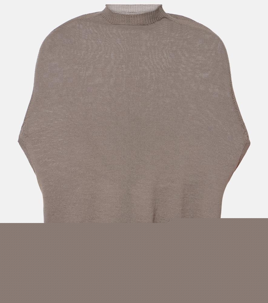 rick owens wool turtleneck top