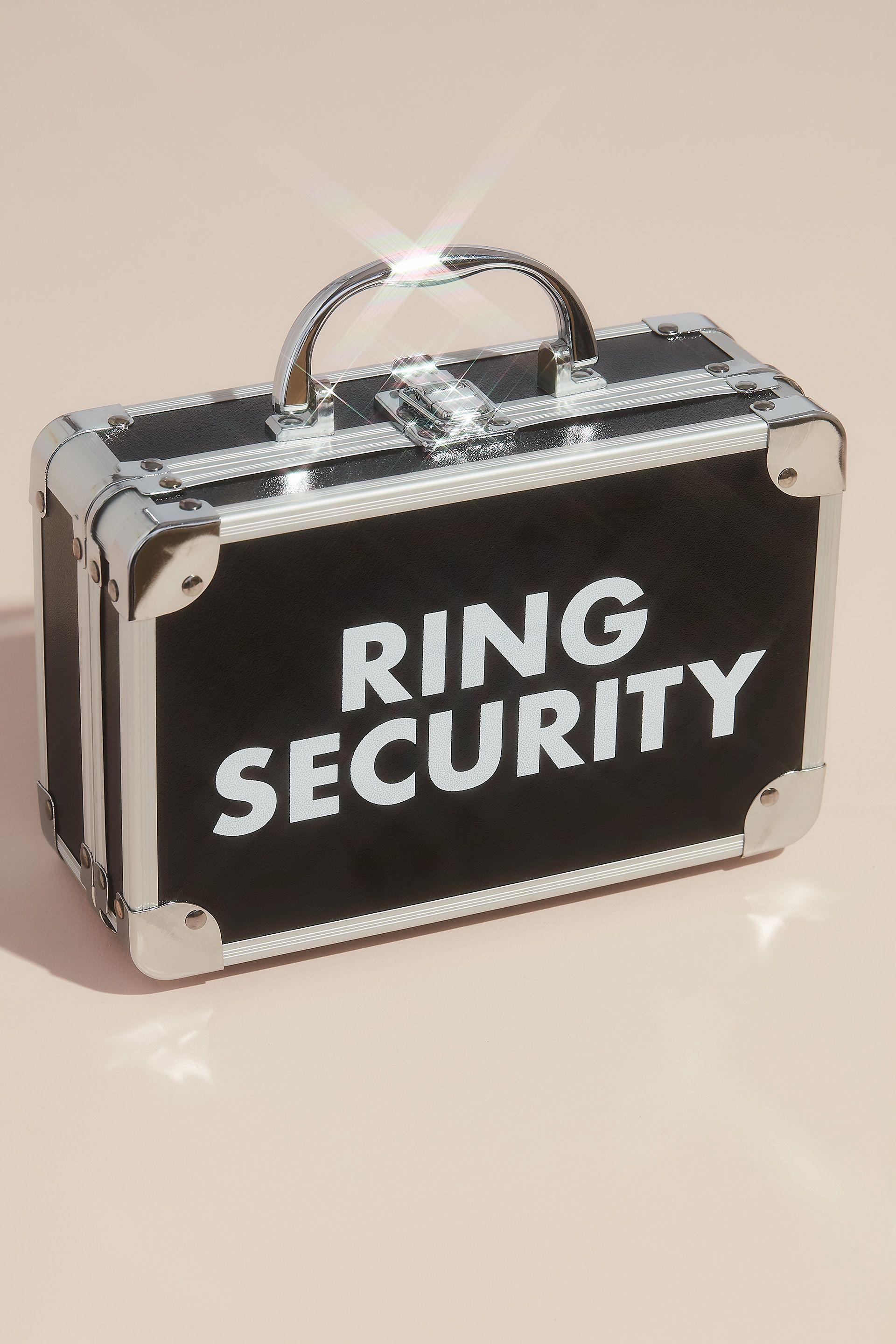 ring security ring bearer briefcase in black david's bridal