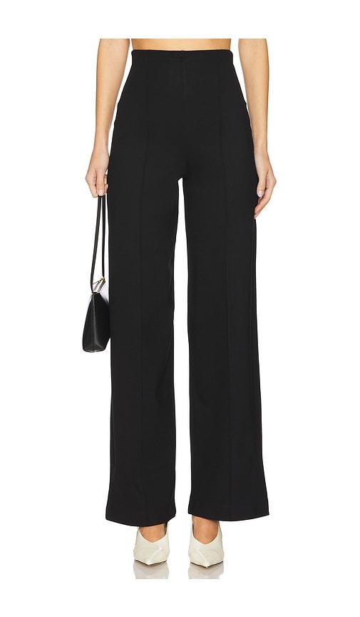 ripley rader ponte knit straight leg pant in black. - size 1 (also in 2, 3, 4)