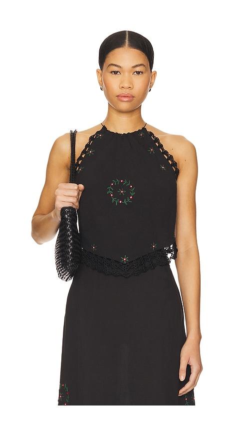 rixo ayanna top in black. - size xl (also in xxs)