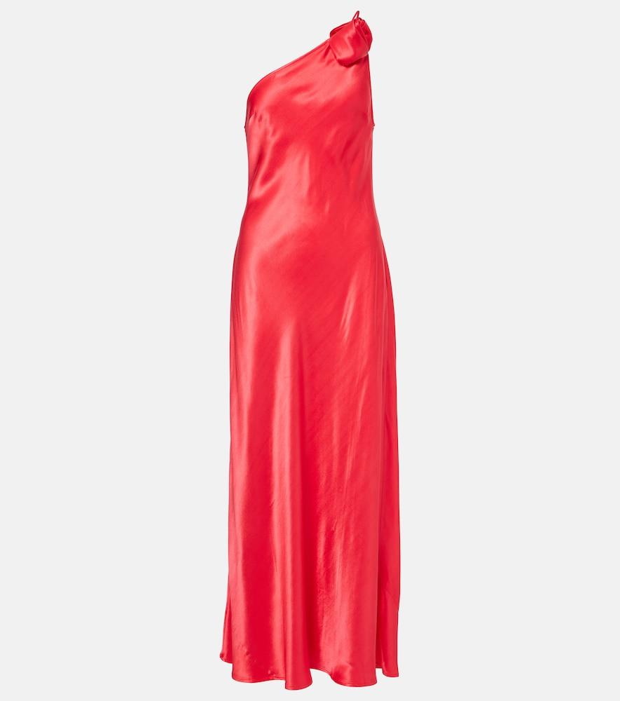 rixo doutzen one-shoulder gown