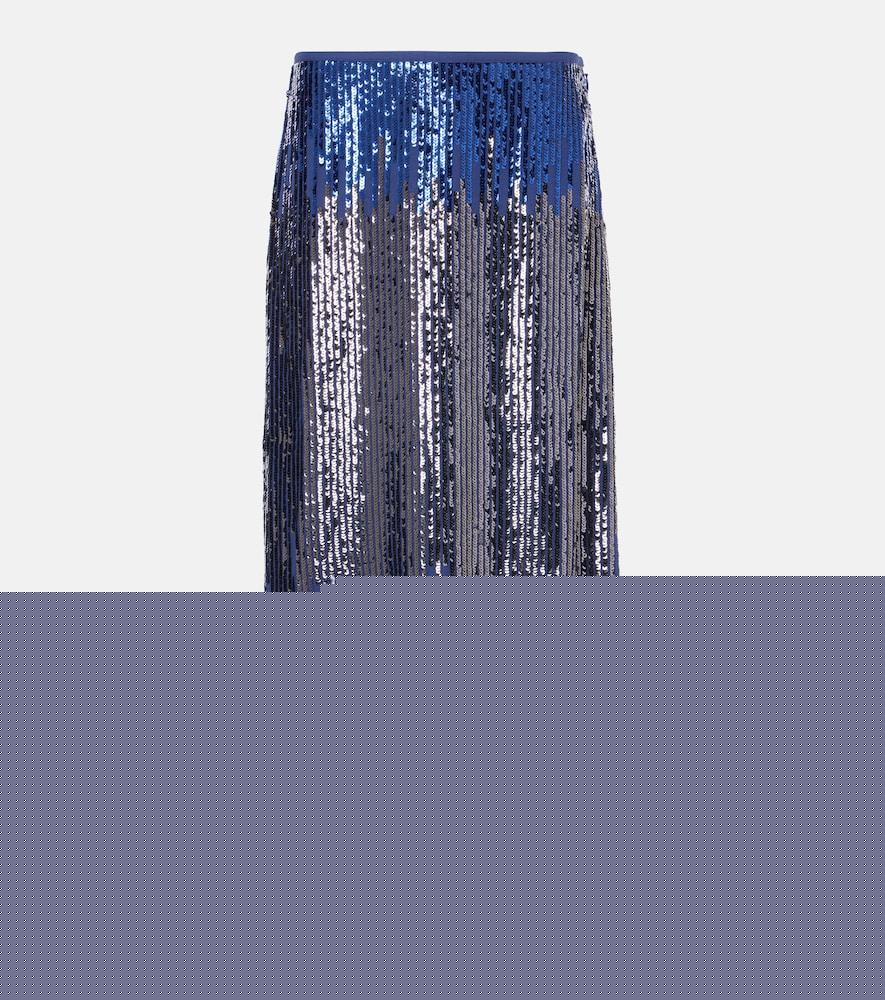 rixo kelly sequined midi skirt