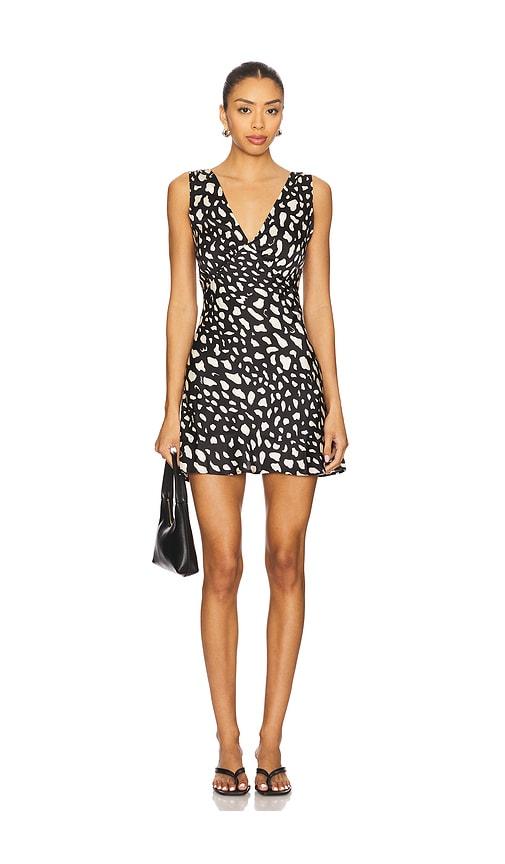 rixo leighton dress in black. - size l (also in xxs, m)