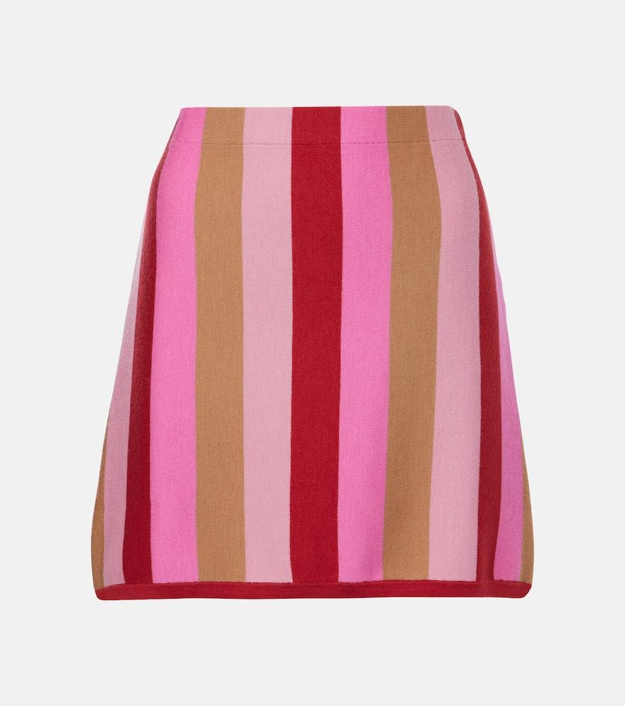 rixo liesel wool-blend miniskirt