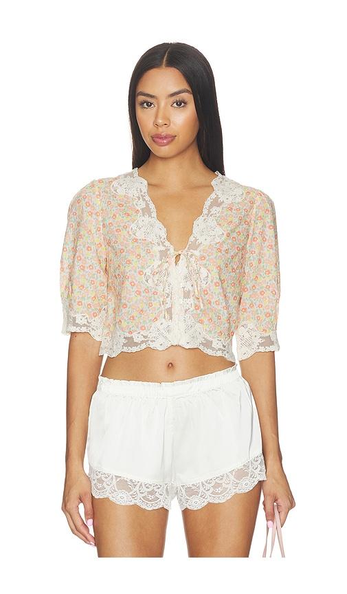 rixo ursula top in cream. - size s (also in xxs)