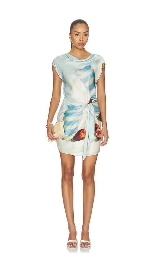 roame. remy mini dress in cream. - size l (also in xs, s)