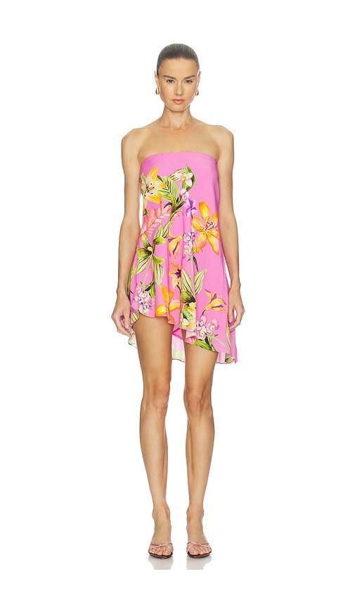 rococo sand mini dress in fuchsia. - size l (also in m, s, xl, xs, xxl)
