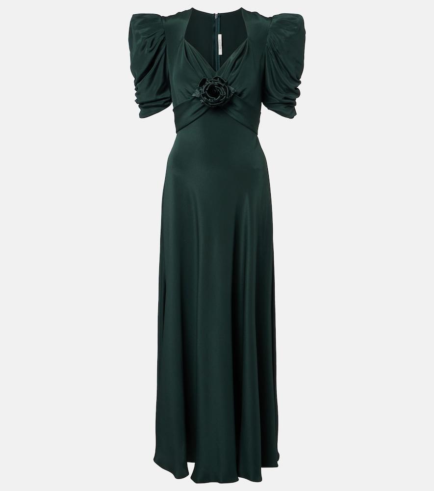 rodarte silk charmeuse cocktail dress